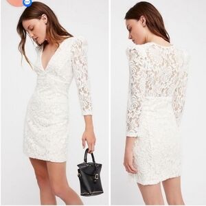 Free People Dana’s Bodycon Lace Dress Size XS